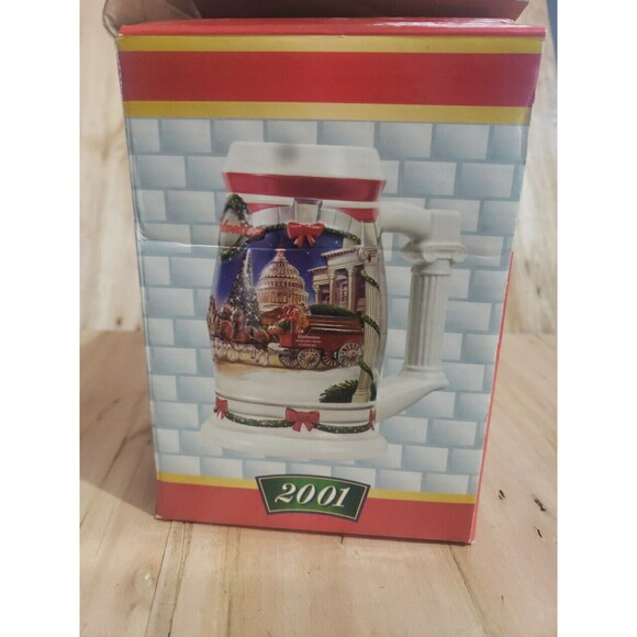 2001 Budweiser Holiday At The Capital Stein Mug in Box EUC - Picture 2 of 7